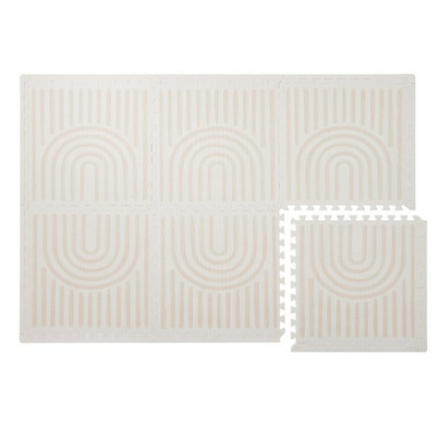 Toddlekind Prettier Playmats Linear Collection Linen