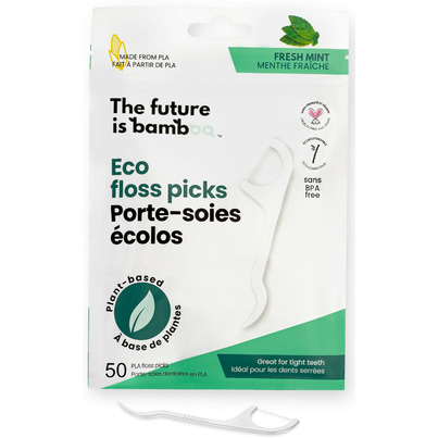 The Future Is Bamboo Eco Floss Picks Fresh Mint
