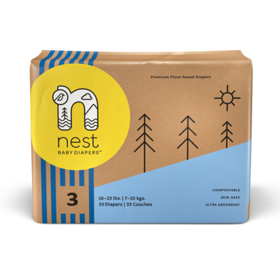 Nest Baby Diapers Sustainable Plant Based