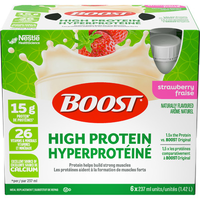 BOOST High Protein Meal Replacement Drink Strawberry