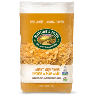 Nature's Path Organic Honey'd Corn Flakes Cereal Eco Pack