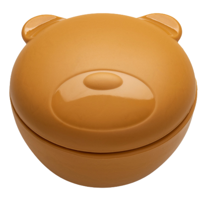 Melii Silicone Bowl With Lid Bear