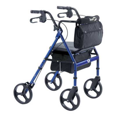 Drive Medical Hugo Elite Rolling Walker Blue