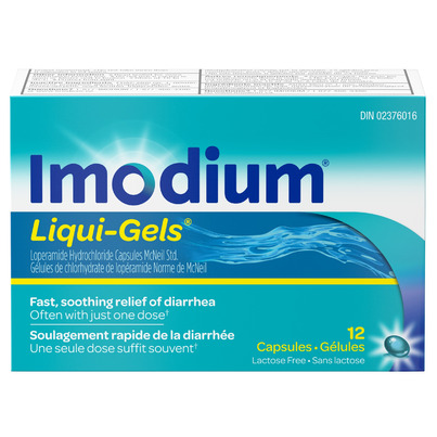 Imodium Liqui-Gels For Diarrhea Relief