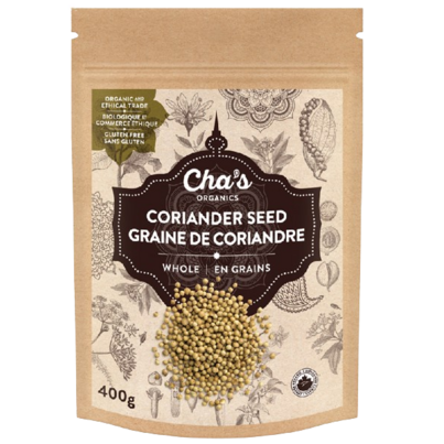 Cha's Organics Whole Coriander Seed