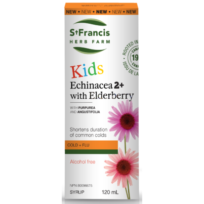St. Francis Herb Farm Echinacea 2+ Kids With Elderberry
