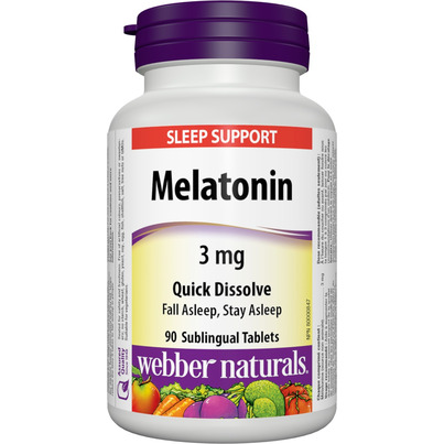 Webber Naturals Melatonin Tablets