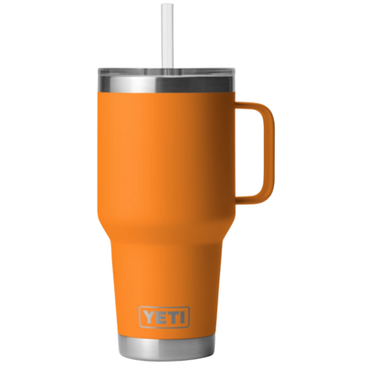 YETI Rambler Straw Mug King Crab Orange