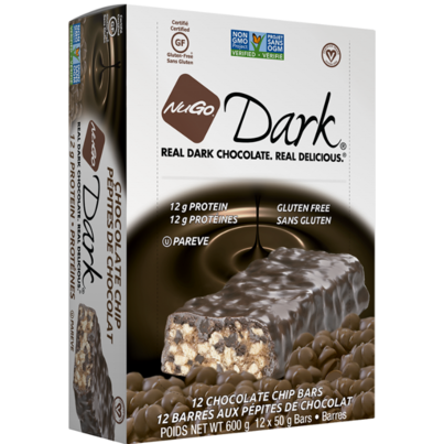 NuGo Dark Chocolate Chip Bar Case