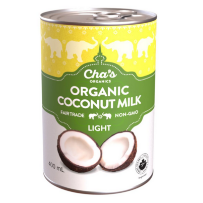 Cha's Organics Light Coconut Milk