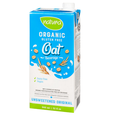 Natura Foods Oat Milk Unsweetened Original