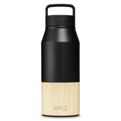 Welly Traveler Insulated Water Bottle Black