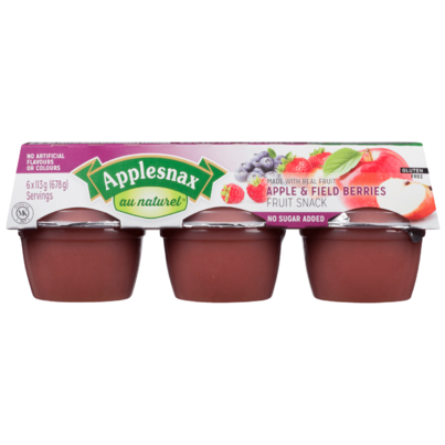 Applesnax Apple-Field Berries Applesauce Cups