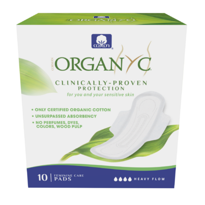 Organ(y)c 100% Organic Cotton Pads With Wings