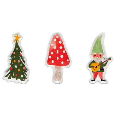 Danica Studio Dishes Set Gnome For The Holidays