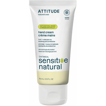 ATTITUDE Sensitive Skin Hand Cream Moisturize & Revitalize Argan