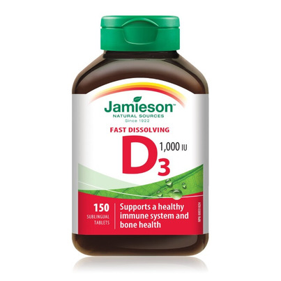 Jamieson Vitamin D3 Sublingual Tabs
