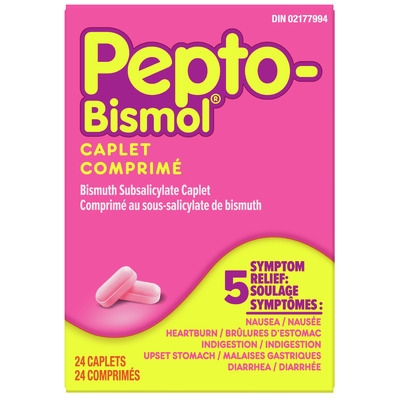 Pepto-Bismol 5 Symptom Relief Caplet