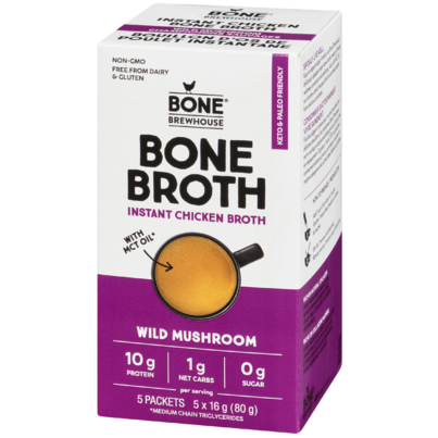 Bone Brewhouse Wild Mushroom Instant Chicken Bone Broth