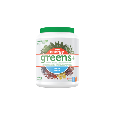 Genuine Health Greens+ Extra Energy Vanilla