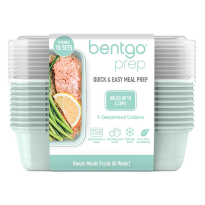 Bentgo Prep 1 Compartment Containers Set Mint