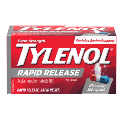 Tylenol Extra Strength Rapid Release Acetaminophen Tablets
