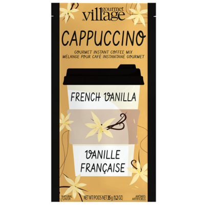 Gourmet Du Village French Vanilla Cappuccino Flavoured Instant Coffee