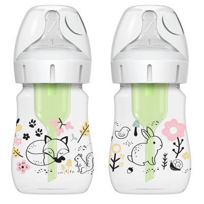 Dr. Brown's Options+ Wide Neck Anti-Colic Bottles Pack Woodland