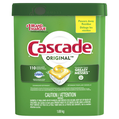 Cascade ActionPacs Dishwasher Detergent Lemon Scent