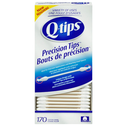 Q-Tips Precision Tips Cotton Swabs 170 Count