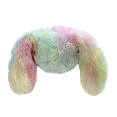 FouFou Brands Small Dog Toy Fuzzy Wuzzy Rainbow