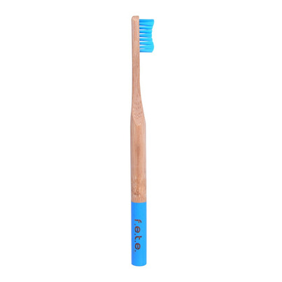 F.e.t.e. Bamboo Toothbrush Blue Medium