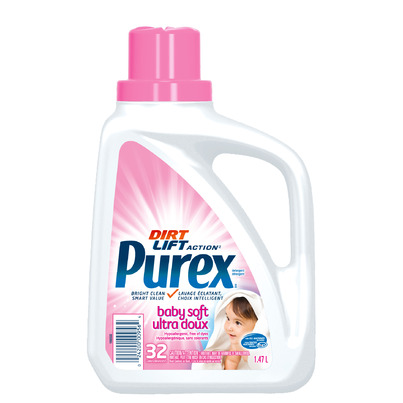 Purex Triple Action Ultra Concentrate Hypoallergenic Baby Soft Detergent