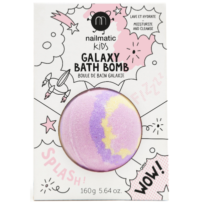 Nailmatic Colouring And Soothing Sparkling Bath Bomb For Kids Supernova