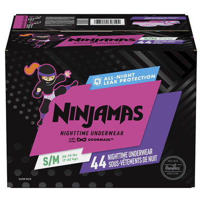 Ninjamas Nighttime Bedwetting Girl Underwear
