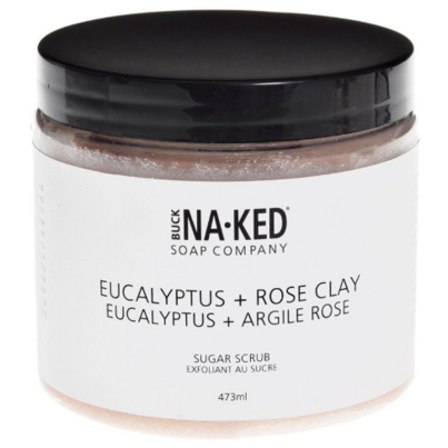Buck Naked Soap Company Eucalyptus + Pink Clay Sugar Scrub