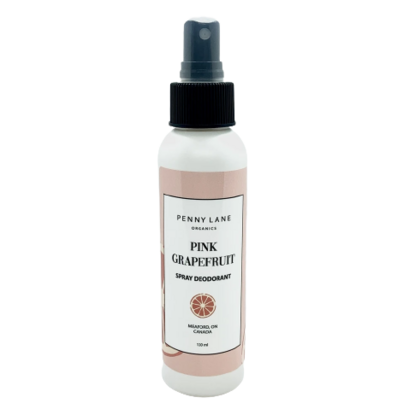 Penny Lane Organics Natural Spray Deodorant Pink Grapefruit