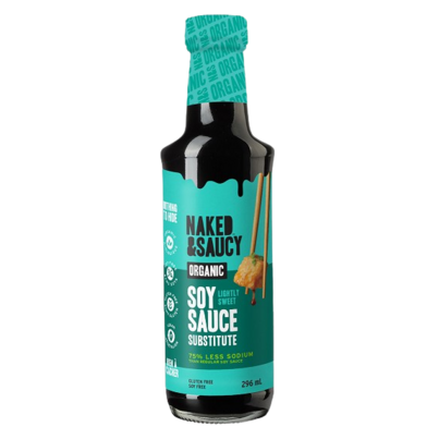 Naked & Saucy Coconut Aminos Lightly Sweet Soy Sauce Substitute