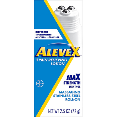 AleveX Pain Relieving Lotion With Rollerball Applicator