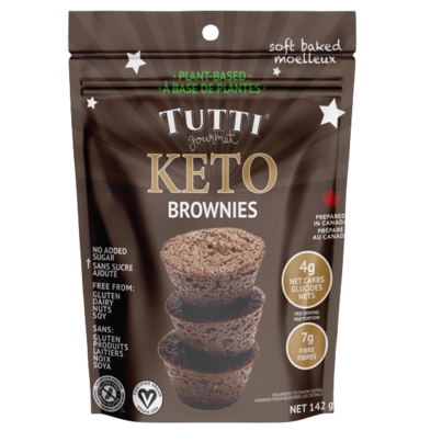 Tutti Gourmet Keto Plant Based & Nut Free Brownies