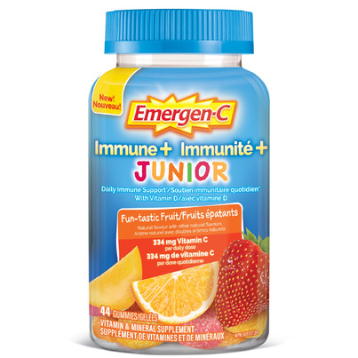 Emergen-C Immune+ Junior Immune Support Gummies Fun-tastic Fruit