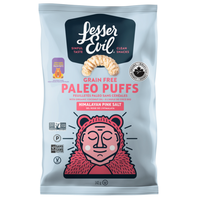 LesserEvil Paleo Puffs Himalayan Pink Salt