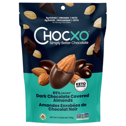 ChocXO ChocKETO Dark Chocolate Covered Almonds