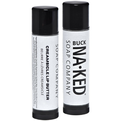Buck Naked Soap Company Lip Butter Creamsicle