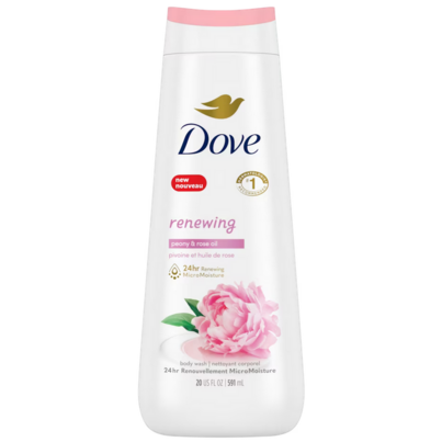 Dove Renewing Body Wash Peony & Rose Oil