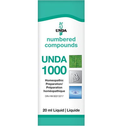 UNDA Numbered Compounds UNDA 1000 Homeopathic Preparation