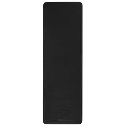 GAIAM 10mm Fitness Mat Black