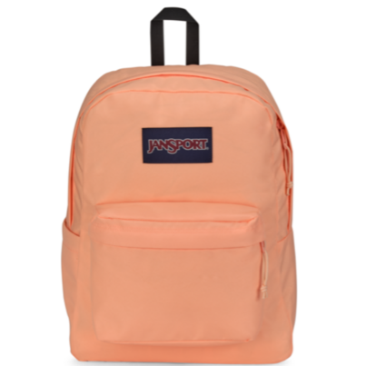Jansport Superbreak Plus Backpack Peach Neon