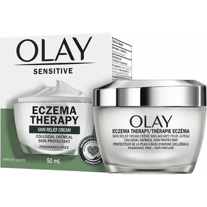 Olay Sensitive Relief Eczema Cream Skin Protectant Fragrance Free