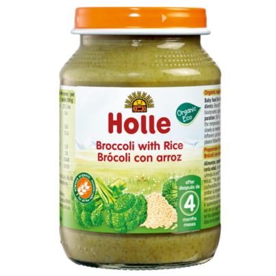 Holle Organic Jar  Broccoli With Rice